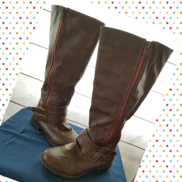 journee extra wide calf boots